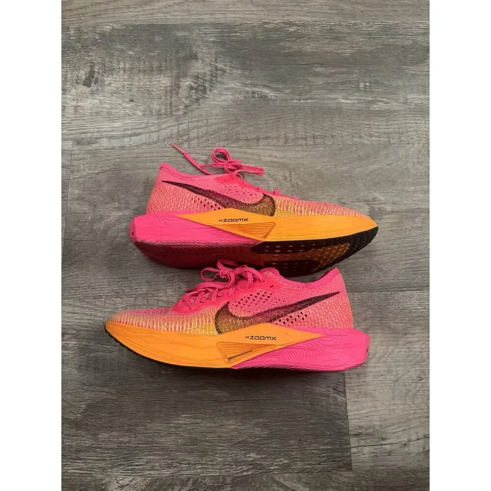 Nike ZoomX Vaporfly Next% 3 Hyper Pink Laser Orange Men's Size 8 DV4129-600